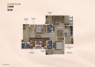 3 BHK Apartment Flat For Sale In El Spazia Zirakpur Chandigarh 1638