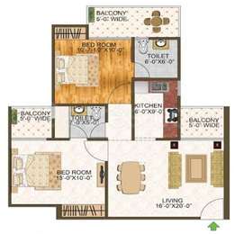 Bhk Apartment Flat For Sale In Antriksh Abril Green Vrindavan Yojna