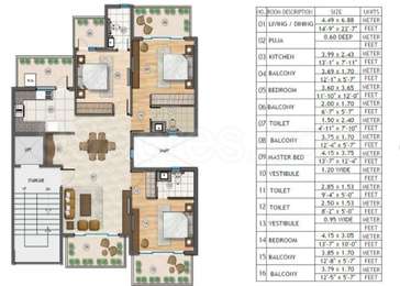 3 BHK Builder Floor For Sale In Adani Brahma Samsara Vilasa Sector 63