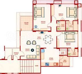 3 BHK Apartment Flat For Sale In Deep Group Indraprasth 6 Satellite