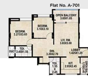 3 BHK Apartment Flat For Sale In Kakkad La Vida Balewadi Pune 1024