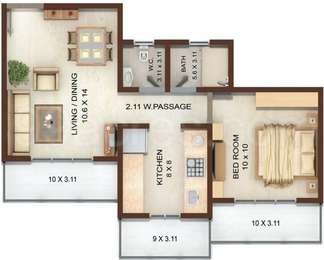 Bhk Apartment Flat For Sale In Vedic Heights Hanuman Nagar Mumbai