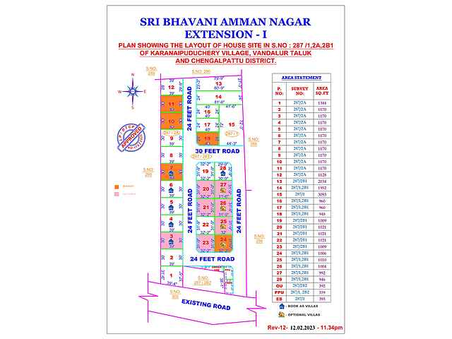 KPN Sri Bhavani Amman Nagar 1 Chennai South Urapakkam Price List