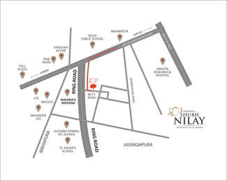 Mahima Real Estate Mahima Shubh Nilay Villas Map Mahapura Jaipur