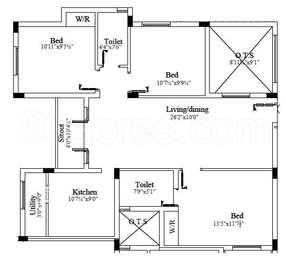 Bhk Bedroom Apartment Flat For Rent In Marutham Royal Woods