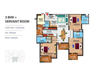 3 BHK Apartment Flat For Sale In Max Heiights Majestic Grand Sikar