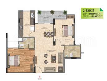 Bhk Apartment Flat For Sale In Om Green Meadows Anantpura Kota