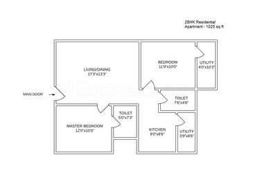 2 BHK Bedroom Apartment Flat For Rent In PSR Aster