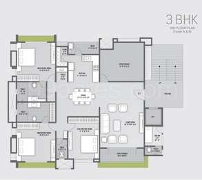 3 BHK Apartment Flat For Sale In Rajhans Elita PAL Surat 2395 Sq