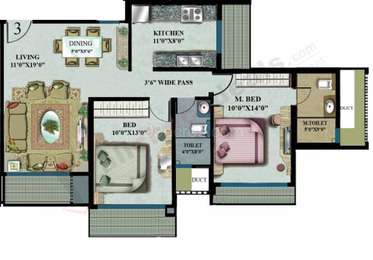 Bhk Apartment Flat For Sale In Rustomjee Elanza Mindspace Malad