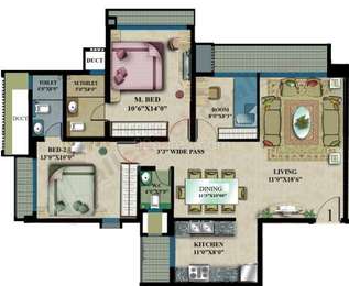 2 BHK Apartment Flat For Sale In Rustomjee Elanza Mindspace Malad