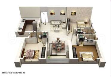 Bhk Apartment Flat For Sale In Siddha Seabrook Kandivali West