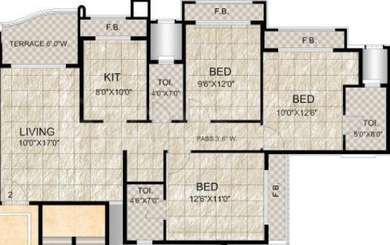 Bhk Apartment Flat For Sale In Tharwani Rosalie Kalyan West