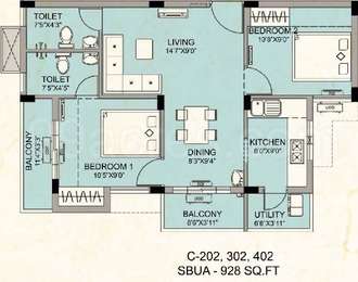 2 BHK Apartment Flat For Sale In Urban Tree Superb Urapakkam Chennai