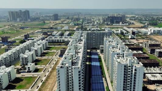 Central Park Flower Valley Aerial View