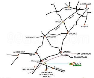 7 oak Developers 7 Oak Platinum Map - Pipali, Ahmedabad South Location Map