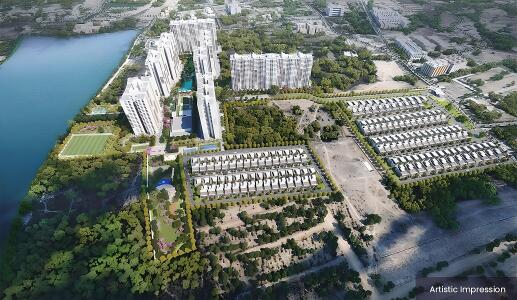 Adarsh Welkin Park Aerial View