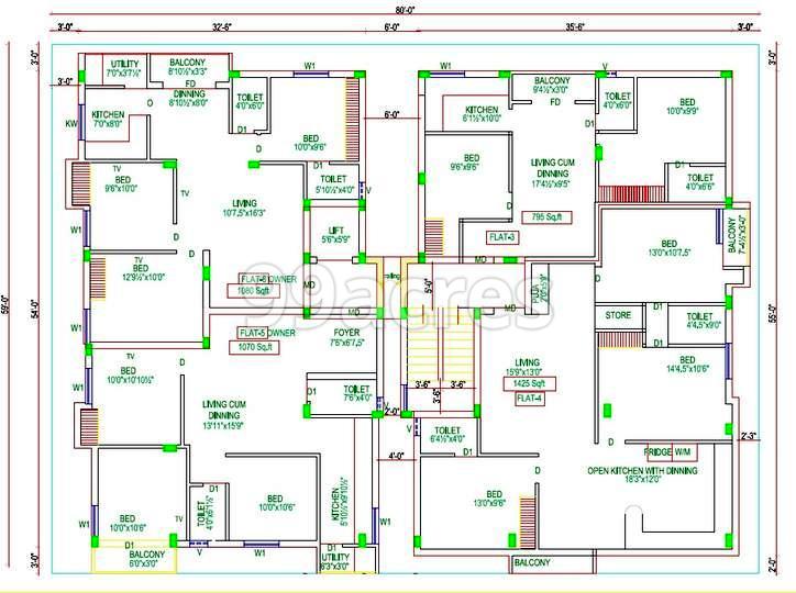 Aadinath Havens Typical Floor Plan