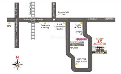 Aashish Developer Builders Ashish JK apartments Map - Thubarahalli ...