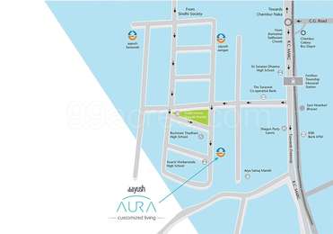 Aayush Arrtha Realtors LLP Aayush Aura Map - Collector Colony, Mumbai ...