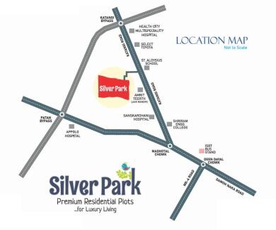 ABK Associates ABK Silver Park Map - Vijay Nagar, Jabalpur Location Map