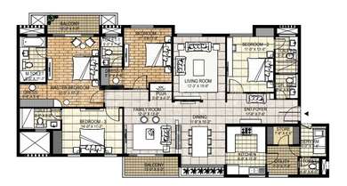 3 BHK Apartment / Flat for sale in Adani Shantigram Vaishnodevi Circle ...