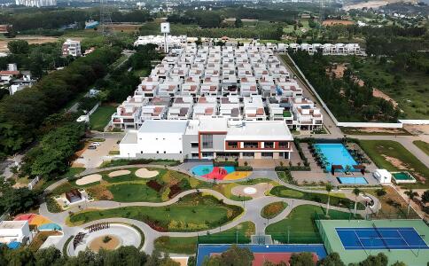 Adarsh Palm Acres Aerial View
