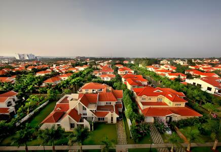 Adarsh Palm Meadows Aerial View