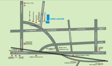 Agni Estates And Foundations Builders Agni Shree Lakshmi Map - West ...