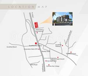 Agraja Builders Agraja Sampada Map - Surathkal, Mangalore Location Map