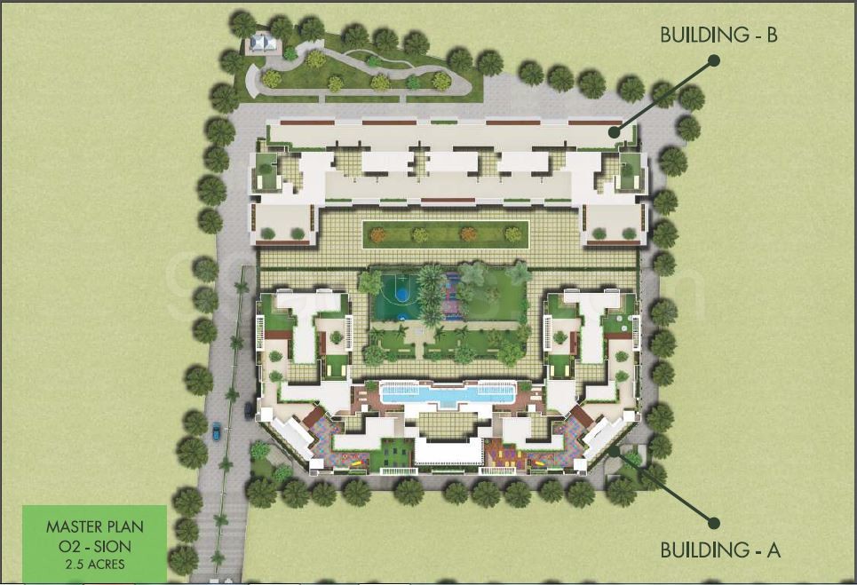 Ahuja Constructions Ahuja O2 Floor Plan Sion East Central