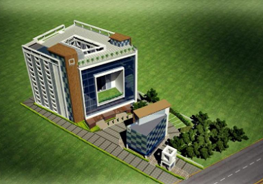 Airwil Cube Aerial View