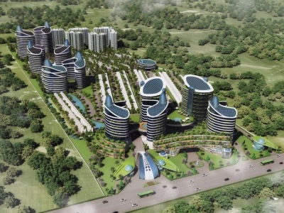 Airwil Organic Smart City Aerial View