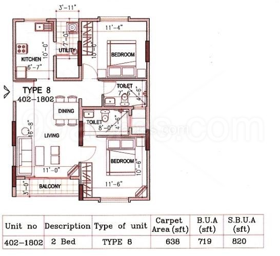 Ajmera Group Ajmera Infinity Floor Plan Karuna Nagar Bangalore