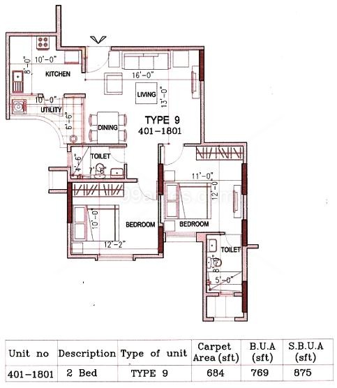 Ajmera Group Ajmera Infinity Floor Plan Karuna Nagar Bangalore