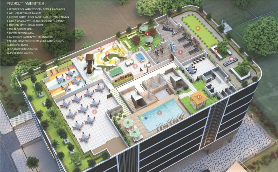 AK Hitech Sapphire Amenities View