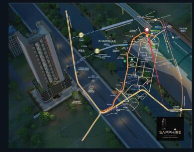 AK Hitech Associates AK Sapphire Map - Sector 35D Kharghar, Navi Mumbai ...