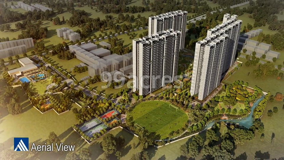 Adarsh Park Heights Aerial View