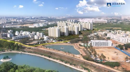 Adarsh Parkland Aerial View