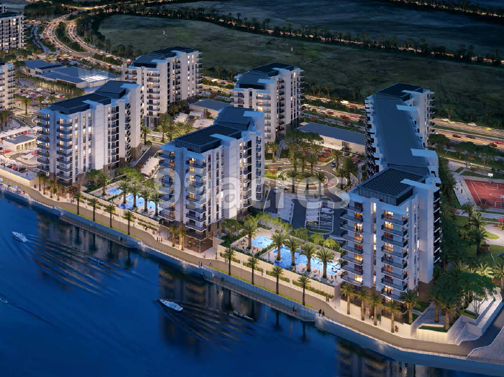 Aldar Waters Edge Aerial View