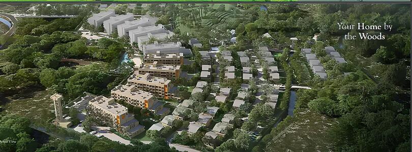 Ambuja Vanya Awas Aerial View