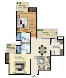 2 BHK Apartment / Flat for sale in Amrapali Verona Heights Greater ...