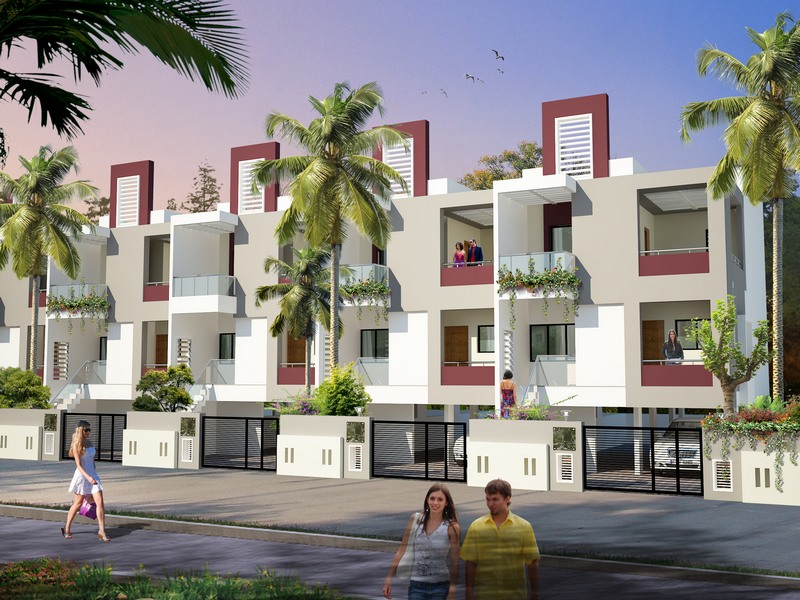 Amrut Sai Sara City Front Elevation