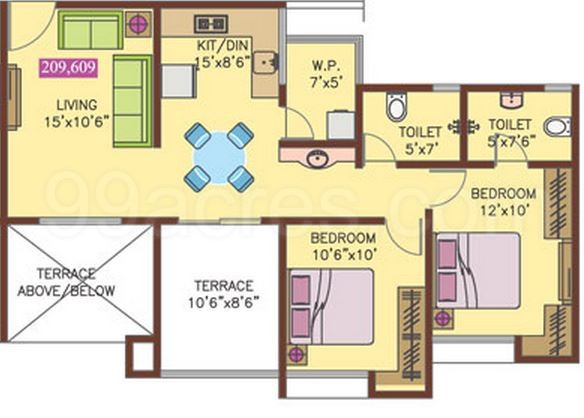 Anand Realties The Inspira Floor Plan Kondhwa Budruk Pune