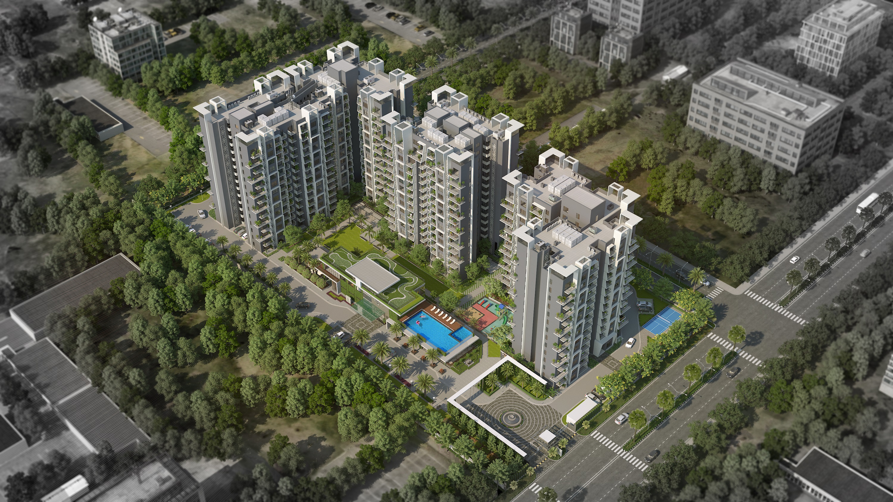 1OAK Natura Lucknow, Sushant Golf City | Price List & Brochure, Floor Plan,  Location Map & Reviews