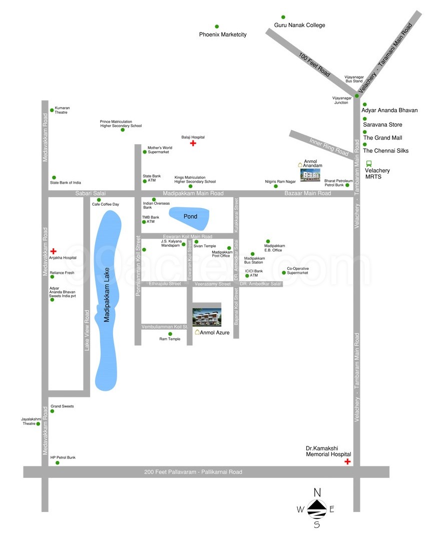 Anmol Azure Chennai South, Balaiah Garden Price List & Brochure