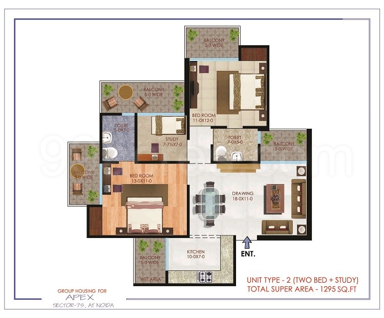 Apex Group Apex Athena Floor Plan Sector 75 Noida