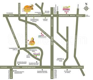 ASB Developers ASB Paranjothi Enclave Map - Chunchanakuppe, Bangalore ...