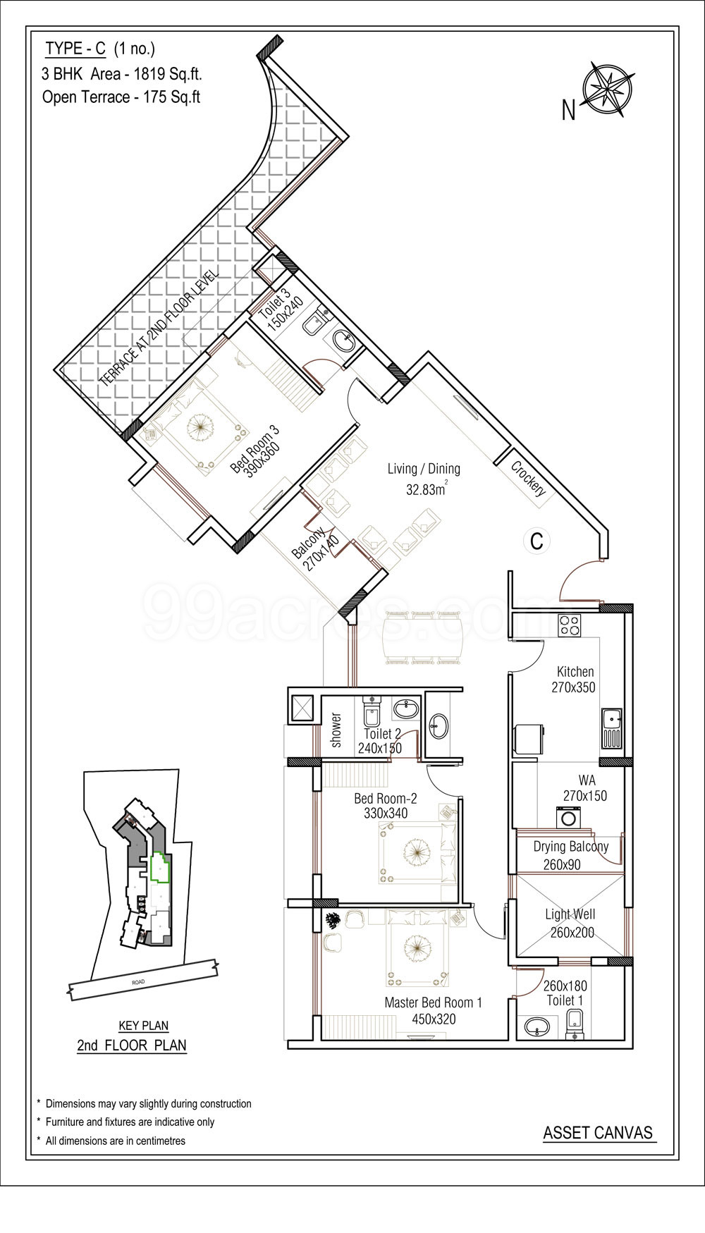 Asset Homes Asset Canvas Floor Plan Maradu Kochi
