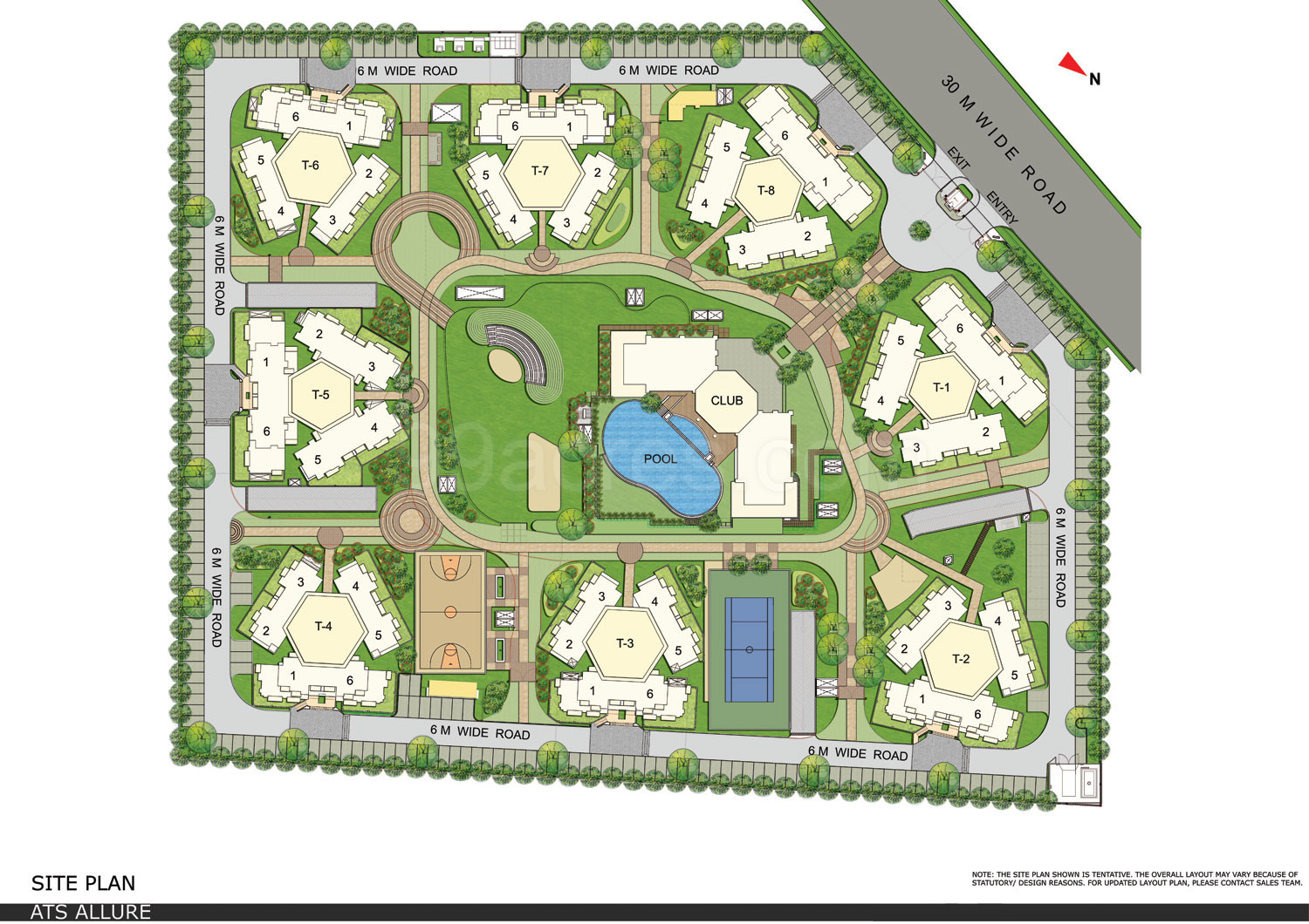 Ats Builders Ats Allure Floor Plan - Ats Allure Yamuna Expressway 